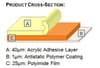 PIT1A-ESD | 1mil Antistatic ESD Polyimide (Kapton) Tape with Acrylic Adhesive